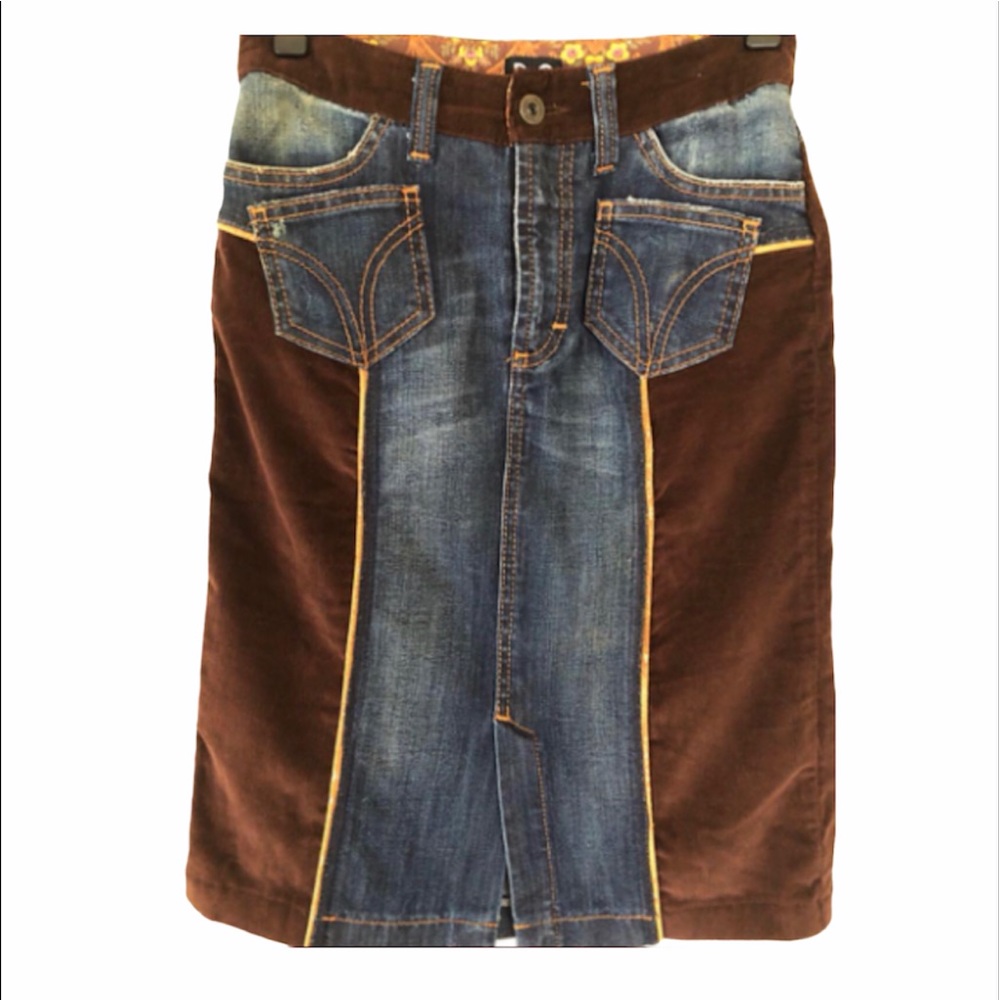 Vintage Dolce & Gabbana denim skirt